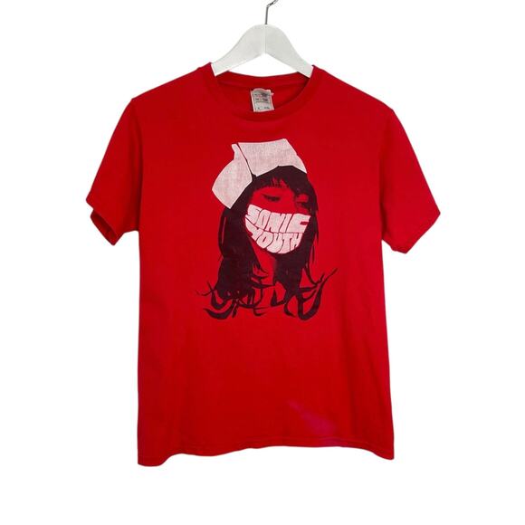 Fruit of the Loom Other - SONIC YOUTH Vintage 2004 Unisex Size S Red Nurse Graphic Band Crewneck T-Shirt